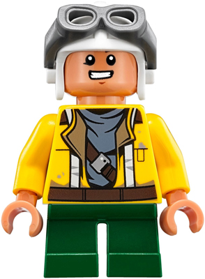 LEGO Minifigure -- Rowan - Helmet and Goggles (75147)-Star Wars / Star Wars The Freemaker Adventures -- SW0753 -- Creative Brick Builders